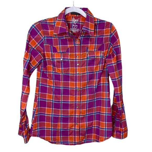 Rock 47 by Wrangler Western Shirt - Size Small - Picture 1 of 7